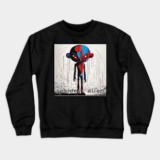 resident alien Crewneck Sweatshirt